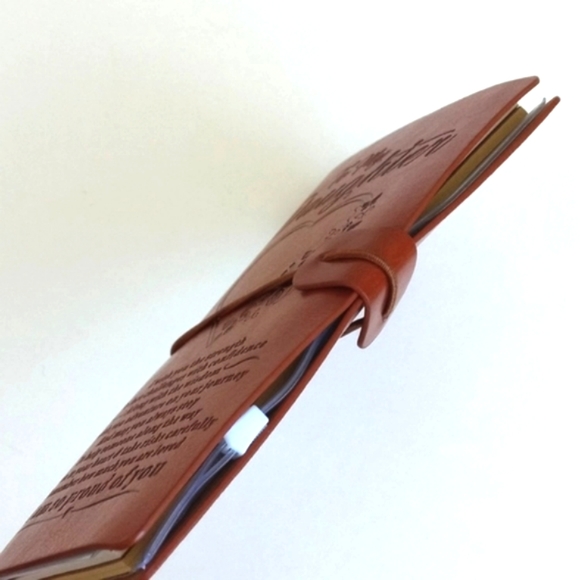 Daughter Leather Cognac Brown Journal Notebook w/ Inserts (Writing & Keepsakes) - Picture 9 of 14